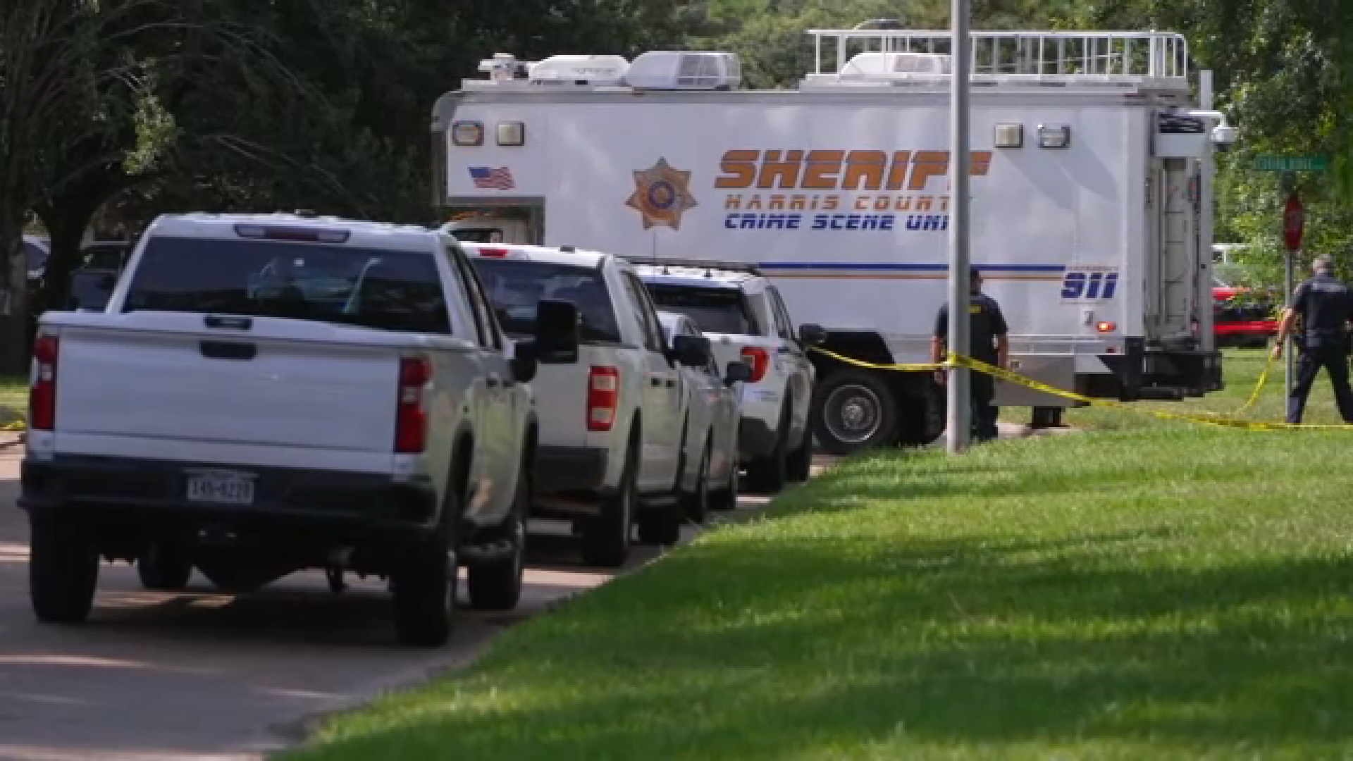 Fire rekindles at home where man was shot by deputy in northeast Harris County, HCSO says