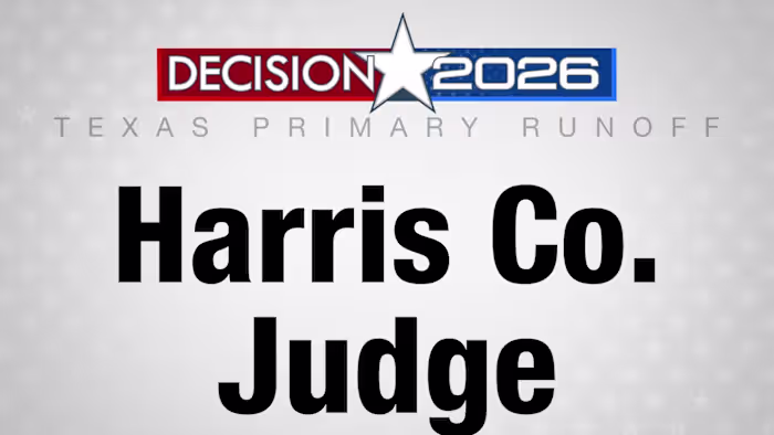 Harris County Judge Primary Runoff Election results for May 26, 2026